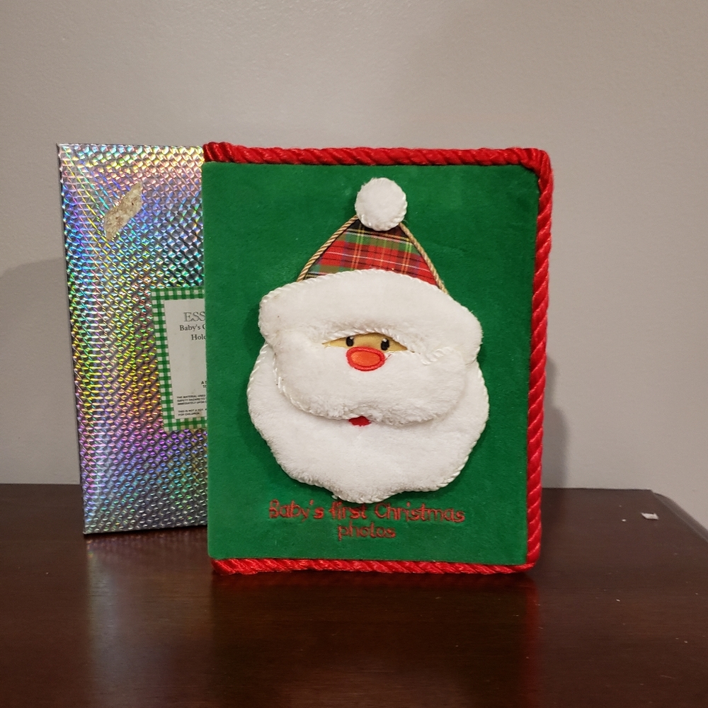 Baby's 1st Christmas Album-  4x6 - Santa